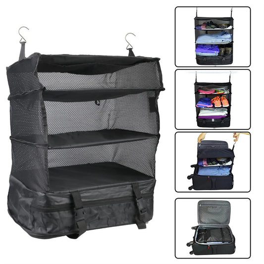Organizador de maleta y ropero plegable